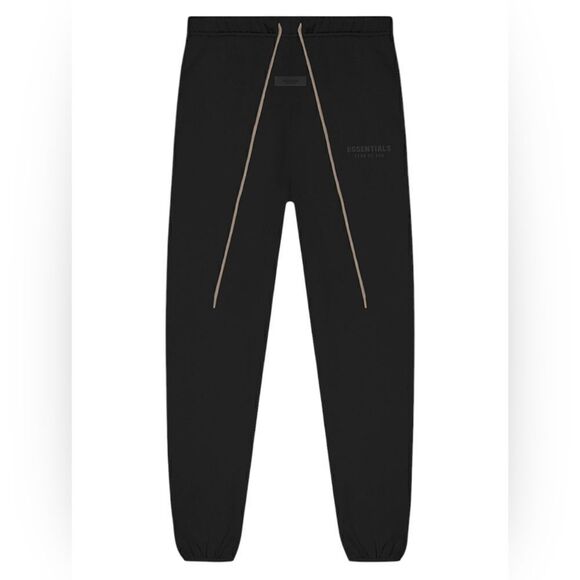 NWT Fear of God Essentials black sweat pants - Picture 1 of 10